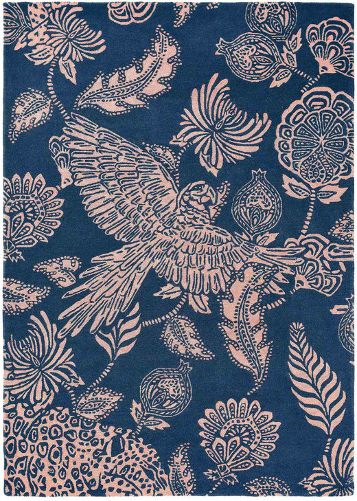 Laagpolig vloerkleed Ted Baker Loran Navy 56308