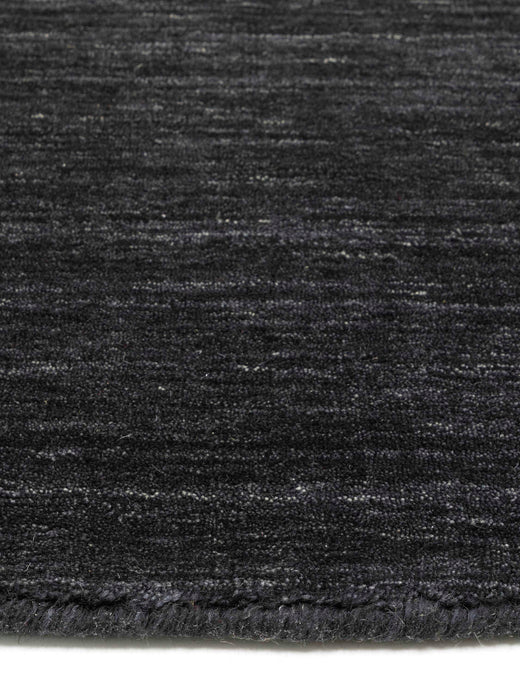 Vloerkleed MOMO Rugs Panorama Uni Rond Black