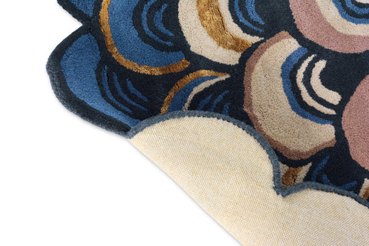 Vloerkleed Ted Baker Masquerade Round Blue 160008