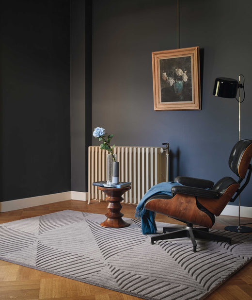 Laagpolig vloerkleed Wedgwood Folia Grey 38305