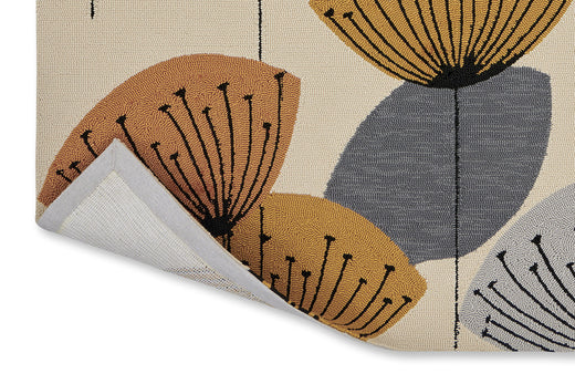 Sanderson Dandillion Clocks-Ochre/Silver outdoor 445803