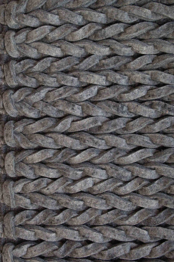 Structuur vloerkleed MOMO Rugs Kabel Antraciet