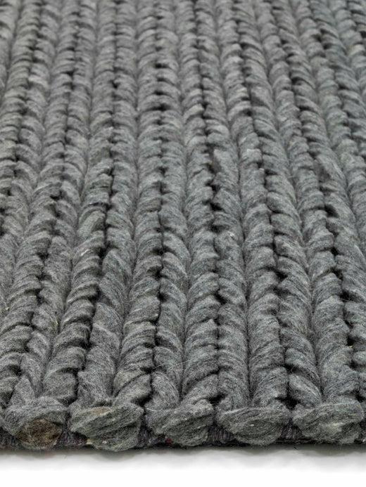 Vloerkleed Kabel Antraciet Grijs
