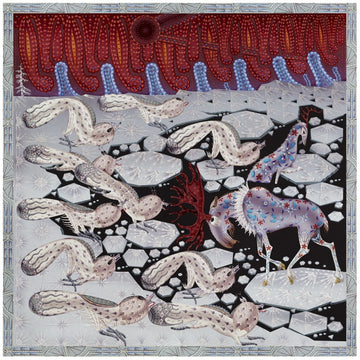 Laagpolig vloerkleed Moooi Carpets Polar Byzantine Chapter III