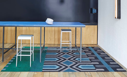 Vloerkleed GAN Ndebele Green