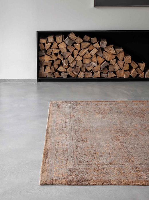 Vloerkleed Louis de Poortere Fading World Collection Medallion 9067 Salmon