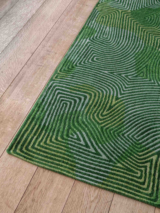 Vloerkleed Louis de Poortere Coral Meditation 9231 Tropical Green