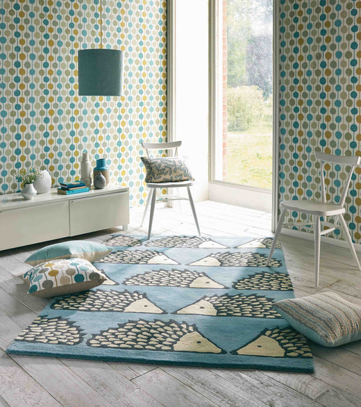 Laagpolig vloerkleed Scion Spike Marine 26808