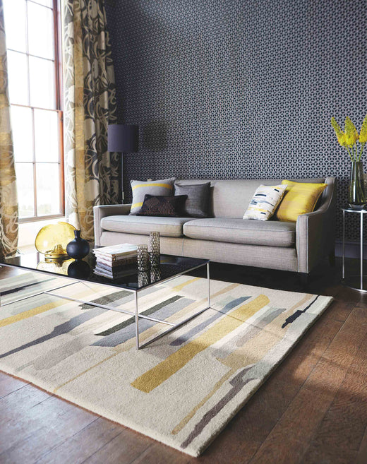 Laagpolig vloerkleed Harlequin Zeal Pewter 43004