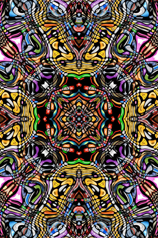 Laagpolig vloerkleed Moooi Carpets Dazzling Dialogues 1