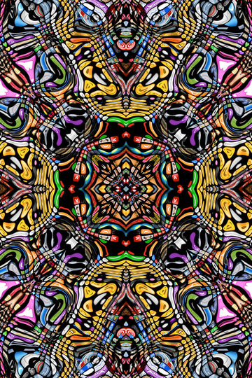 Laagpolig vloerkleed Moooi Carpets Dazzling Dialogues 1