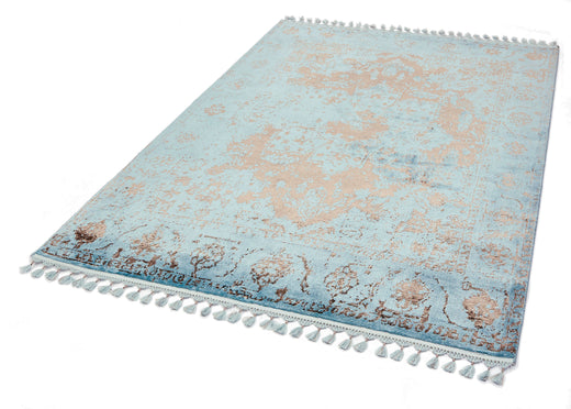 Vintage look vloerkleed Katherine Carnaby Vintage Blue