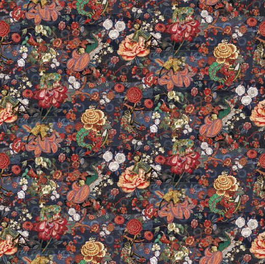 Laagpolig vloerkleed Moooi Carpets Rendezvous Tokyo Blue Indigo