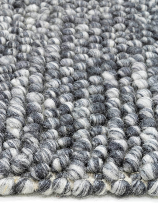 Laagpolig vloerkleed MOMO Rugs Drops Dark Grey