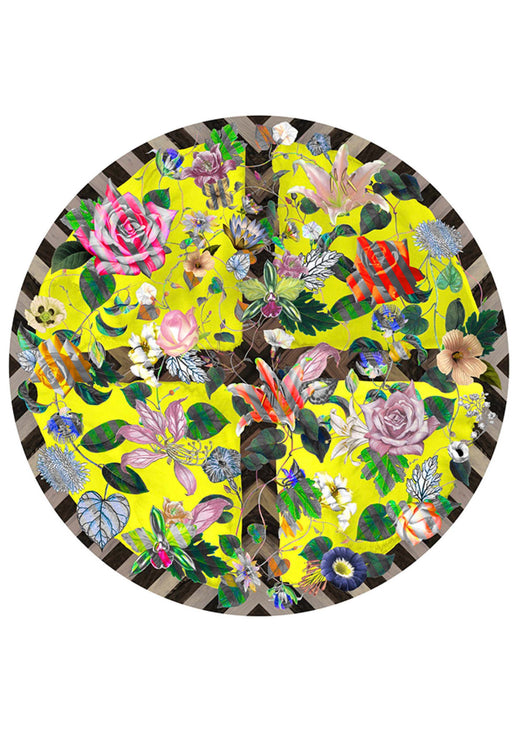 Laagpolig vloerkleed Moooi Carpets Malmaison Citrus