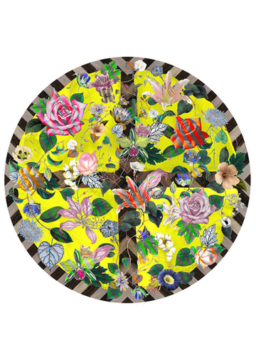 Laagpolig vloerkleed Moooi Carpets Malmaison Citrus
