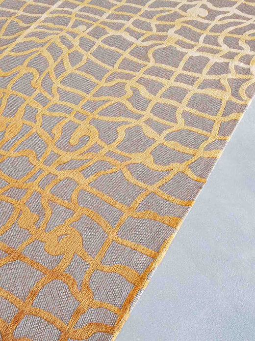 Vloerkleed Louis de Poortere Dedalo Mad Men 9205 Yellow Scarab