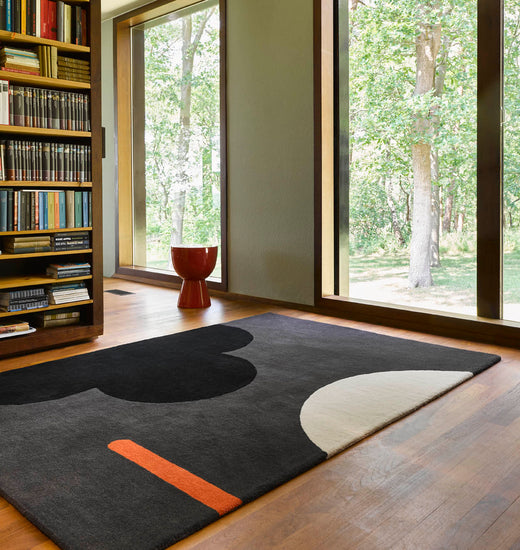 Vloerkleed Orla Kiely Geo Flower Graphite 060605