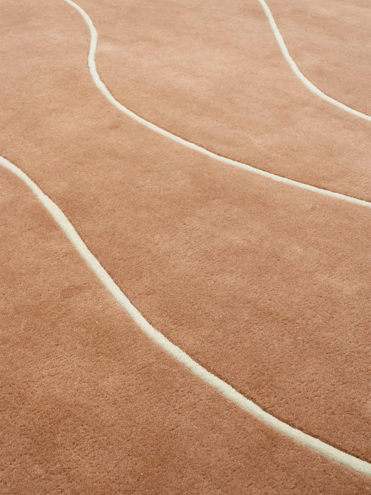 Vloerkleed Abstract en verfijnd Flow of Nature Rond