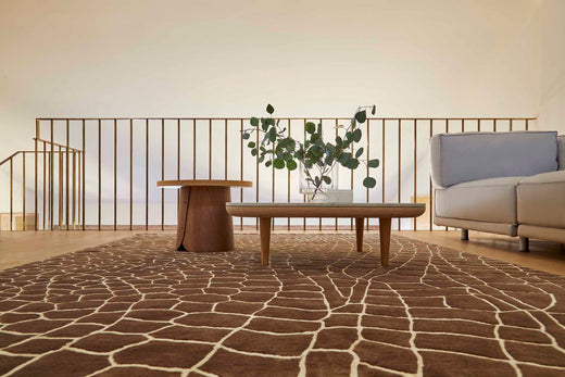 Vloerkleed GAN Dragonfly Brown