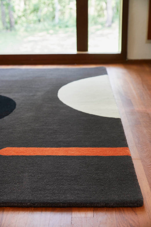 Vloerkleed Orla Kiely Geo Flower Graphite 060605