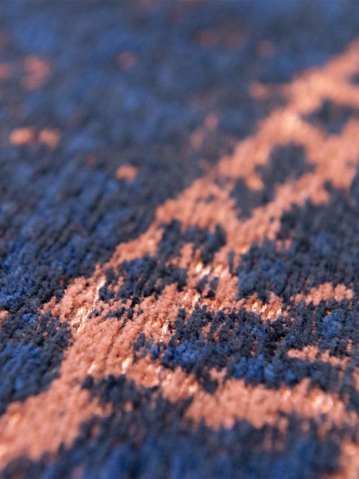 Vloerkleed Louis de Poortere Stellar Mad Men 9217 Blue Star