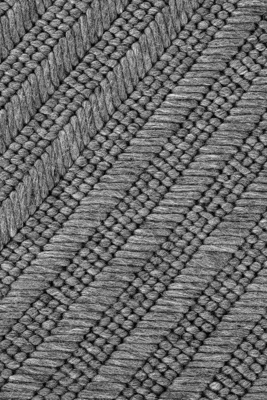 Vloerkleed GAN Chaddar Charcoal