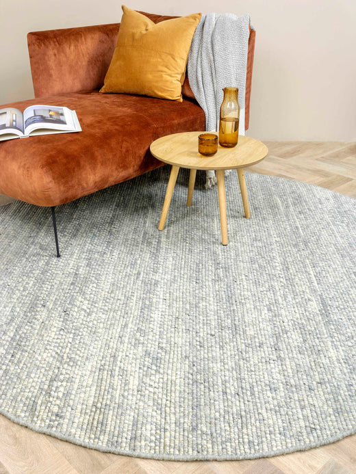 Rond vloerkleed MOMO Rugs Helsinki Grey