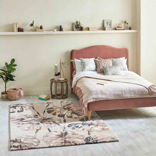Laagpolig vloerkleed Harlequin Kelapa Blush 40301