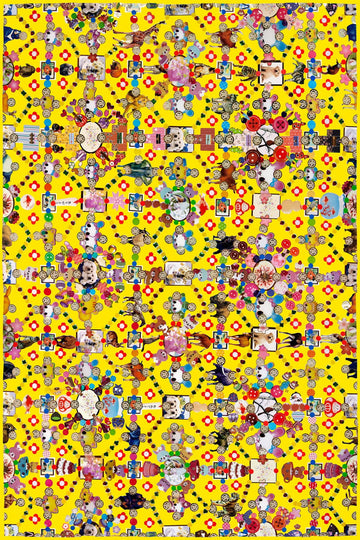 Laagpolig vloerkleed Moooi Carpets Obsession Yellow