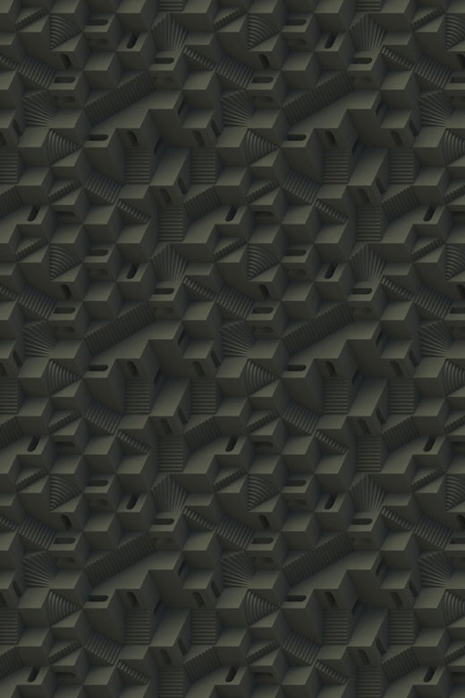 Laagpolig vloerkleed Moooi Carpets Maze Tical