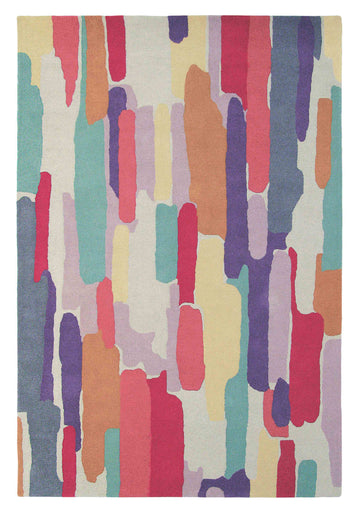 Laagpolig vloerkleed Harlequin Trattino Berry 44805