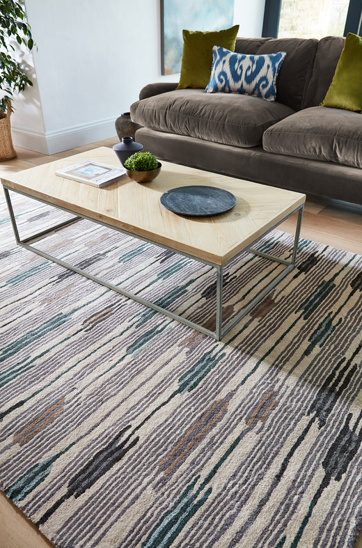 Vloerkleed Sanderson Ishi Slate Charcoal 146004