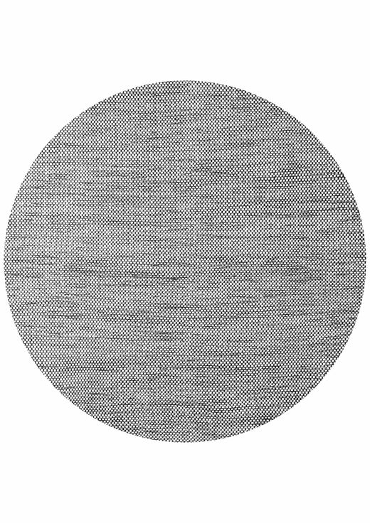 Rond vloerkleed Matta Scandi Black White