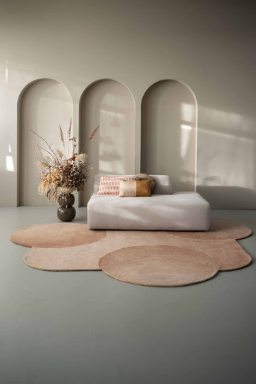 MOMO Rugs Designer Elvire Circle In The Sand Amber