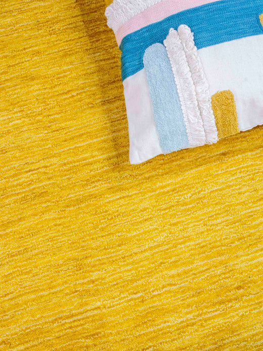 Vloerkleed MOMO Rugs Panorama Uni Rond Gold