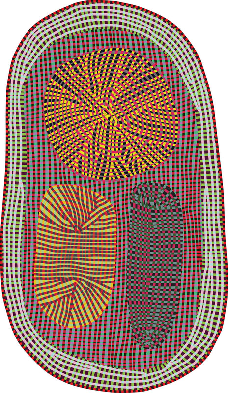 Rond vloerkleed Moooi Carpets Amoeba