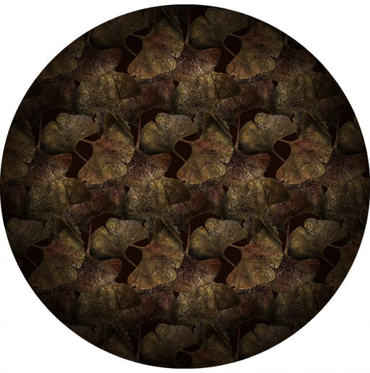 Laagpolig vloerkleed Moooi Carpets Ginko Leaf Rust