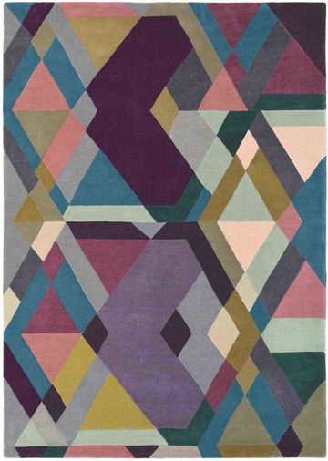 Laagpolig vloerkleed Ted Baker Mosaic Light Purple 57605