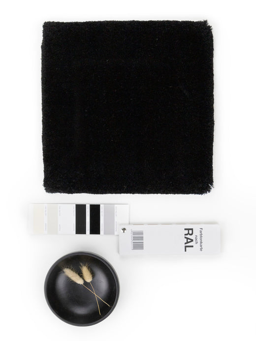 Vloerkleed MOMO Rugs Naturais Smooth Black