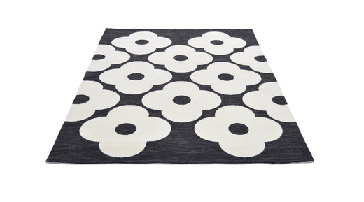 Vloerkleed Orla Kiely Spot Flower Black Outdoor 460805