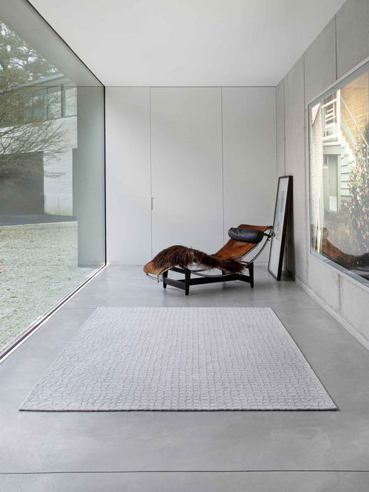 Vloerkleed Louis de Poortere Trammel Structures 9246 Willow White