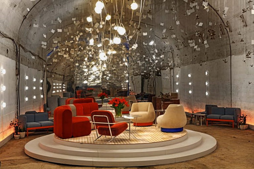 Laagpolig vloerkleed Moooi Carpets Swell Citrine