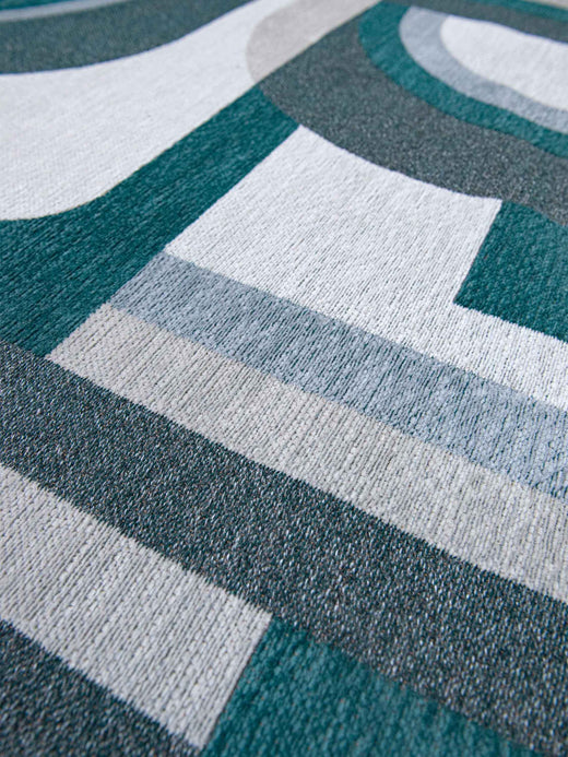 Vloerkleed Louis de Poortere Module Nuance Morris Green 9208