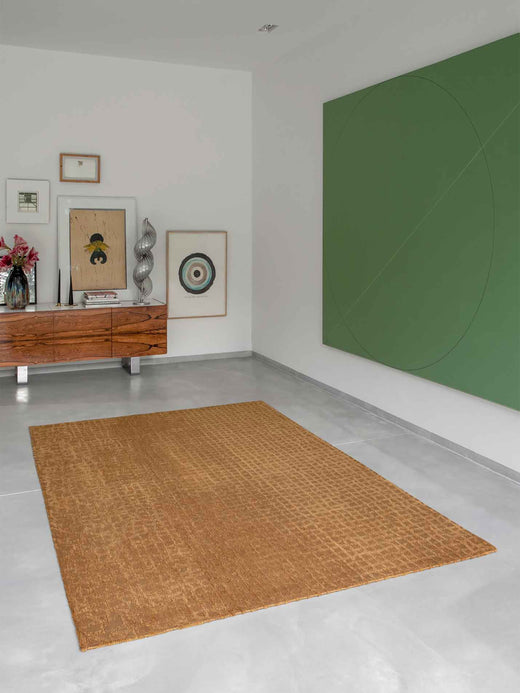 Vloerkleed Louis de Poortere Trammel Structures 9248 Roman Gold