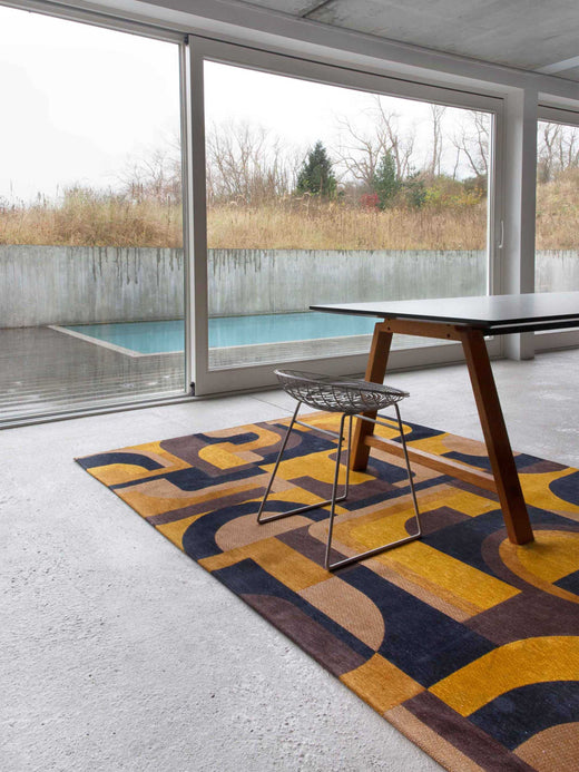 Vloerkleed Louis de Poortere Module Nuance Yellow Meyer 9210