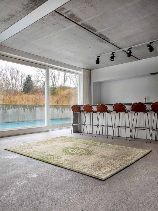 Vloerkleed Louis de Poortere Medallion 9066 Grey Forest