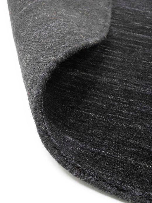 Vloerkleed MOMO Rugs Panorama Uni Rond Black