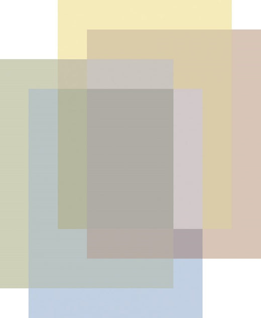 Laagpolig vloerkleed Moooi Carpets Blended 4 Colours Morning White