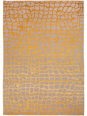 Vloerkleed Louis de Poortere Dedalo Mad Men 9205 Yellow Scarab
